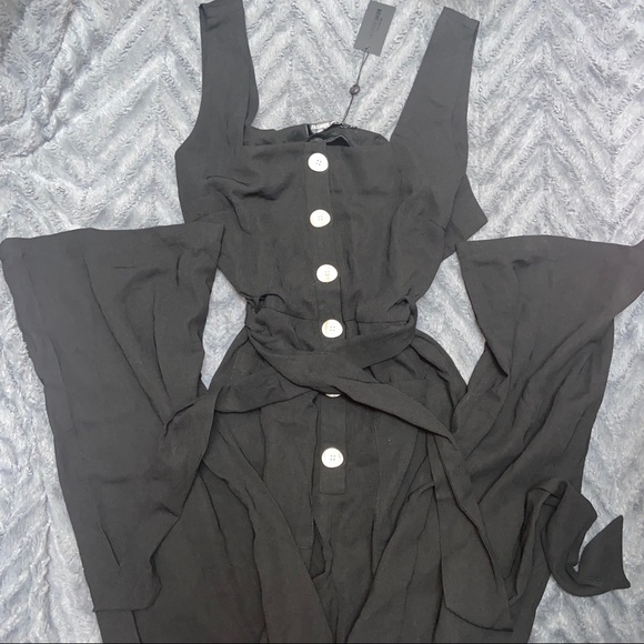 Fashion Union Swimwear Black Jumpsuit - Picture 2 of 6